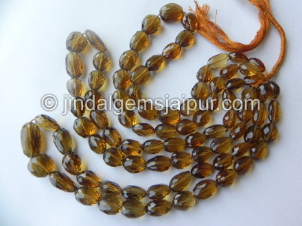 Coganac Quartz Concave Cut Nuggets Shape Beads